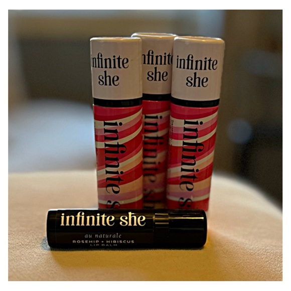 3️⃣NEW Margot Elena LIP BALMS Infinite She 💯% NATURAL FEARLESS Rosehip Hibiscus - Picture 3 of 12